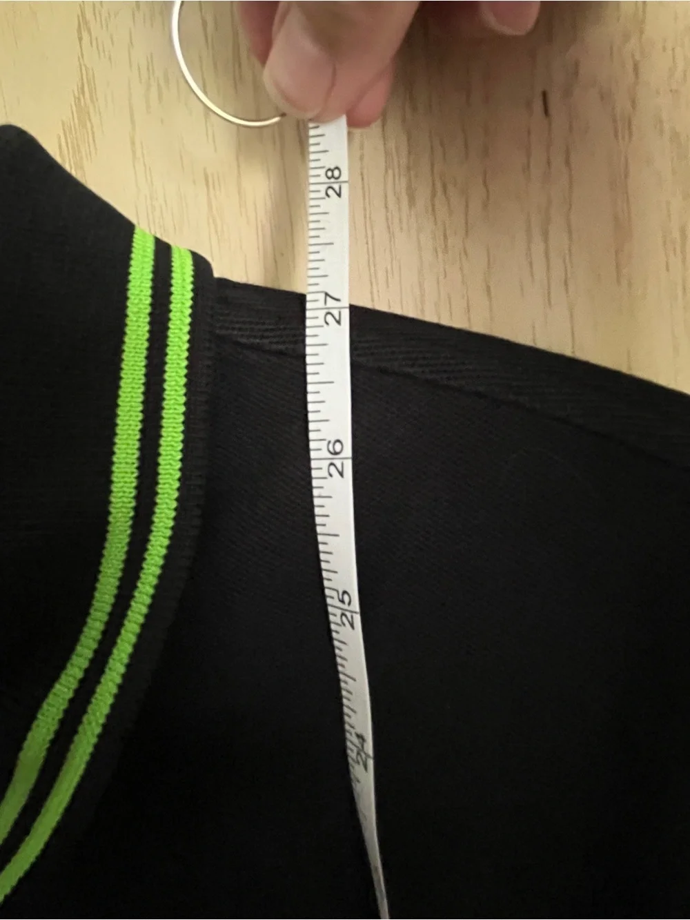 PSYCHO BUNNY Mens Faye Pique Polo Sz 4 / Small Black & Green